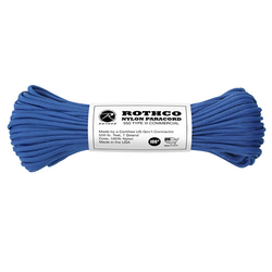 Šňůra PARACORD nylon 550LB 30m 4mm MODRÁ