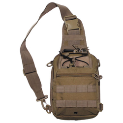 Taška přes rameno SHOULDER BAG MOLLE COYOTE BROWN