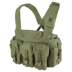 Vesta taktická CHEST RIG 7 kapes ZELENÁ