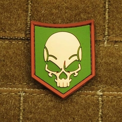 Nášivka SOF SKULL plast MULTICAM