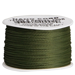 Šňůra NANO nylon PARACORD 0,75mm/90m ZELENÁ