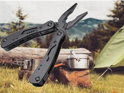 Multitool - multifunkční nářadí 20v1 kleště, nůž...+ bity (černý) původní cena 790 Kč