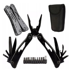 Multitool - multifunkční nářadí 20v1 kleště, nůž...+ bity (černý) původní cena 790 Kč