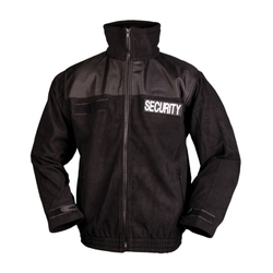 Bunda SECURITY fleece ČERNÁ