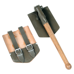 Lopatka BW typ sklopný s kopáčkem a koženým pouzdrem