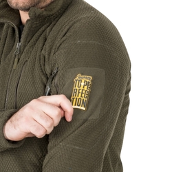 Mikina funkční fleece ALPHA TACTICAL ZELENÁ